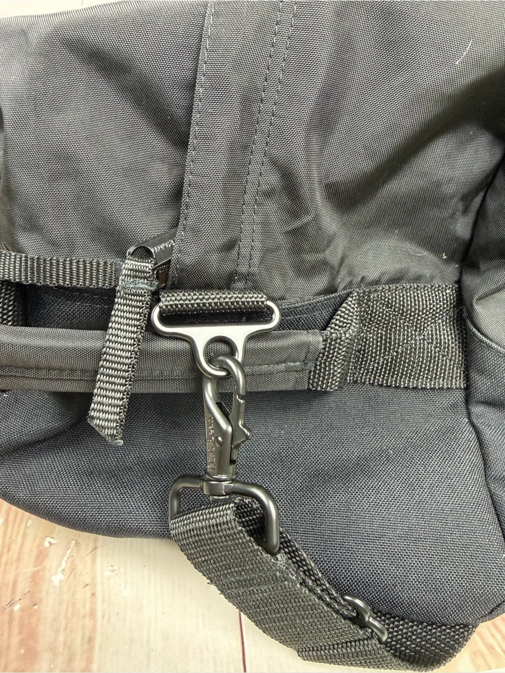 L.L. Bean Black Men's Duffel with Front Zip Pocket
